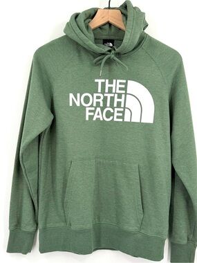 The North Face Women’s S Green Half Dome Logo Pullover Hoodie